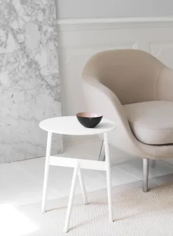 Mesa auxiliar Stock Table Ø37 cm H:46 cm, White*Normann Copenhagen Clearance
