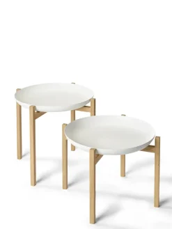 Mesa auxiliar Tablo Table Set, High white*Design House Stockholm Outlet