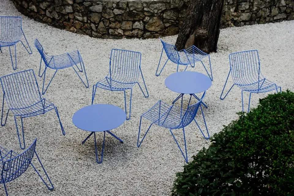 Mesa auxiliar Tio Ø60 cm, Overseas Blue*Massproductions Discount