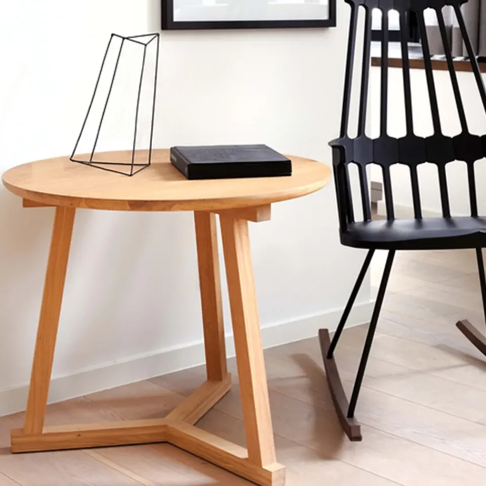 Mesa auxiliar Tripod, Oak-Wax oil small 56x46 cm*Ethnicraft Online