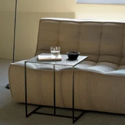 Mesa auxiliar Triptic 51x45 cm, Whiskey-Black*Ethnicraft Sale