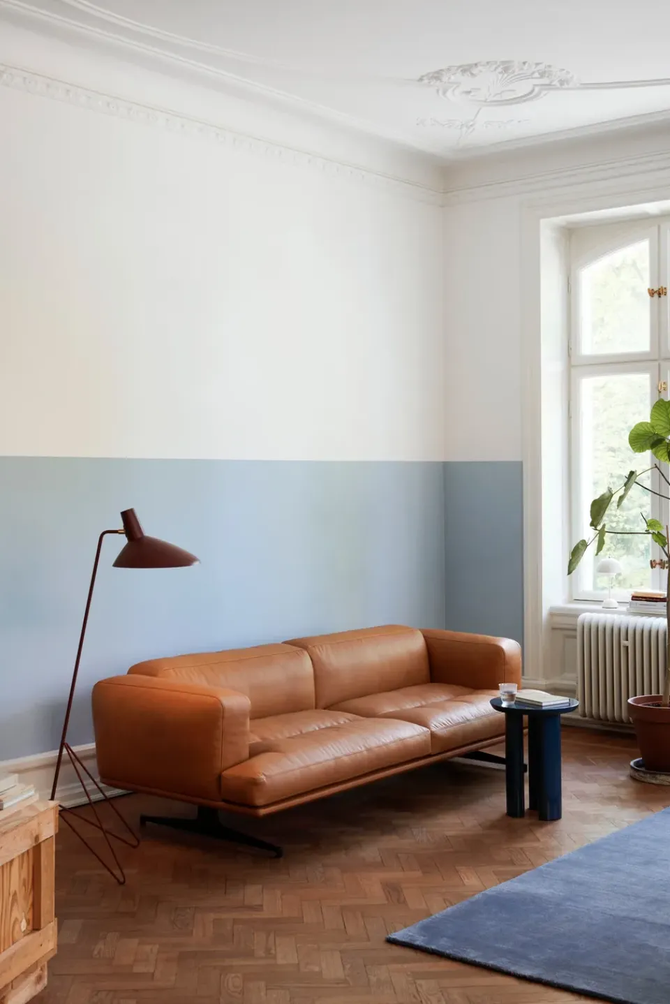 Mesa auxiliar Tung JA3, Steel blue*&Tradition Online