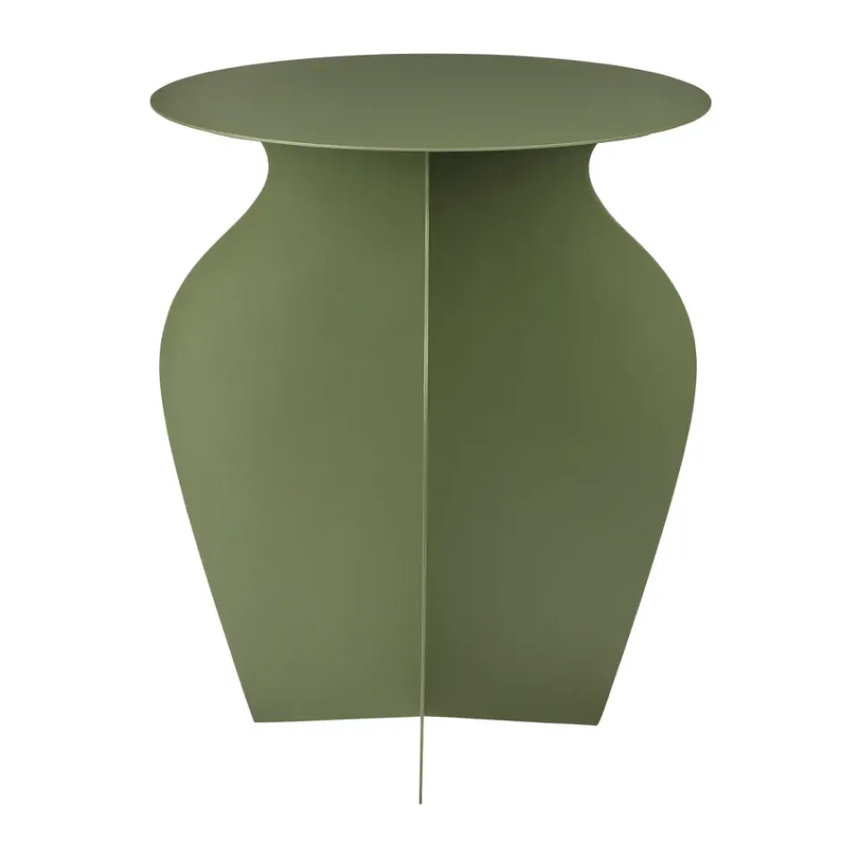Mesa auxiliar Urna Ø35x45 cm, Grape leaf green*Broste Copenhagen Outlet