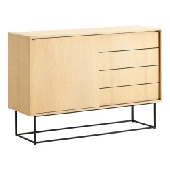 Mesa auxiliar Virka, alto 120 cm, Roble*Woud Online