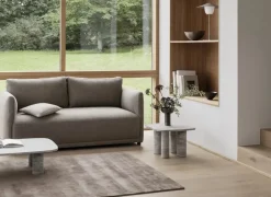 Mesa auxiliar Volos S, 52x52 cm, Travertino Plateado*Blomus Sale