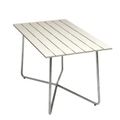 Mesa B25A, Roble lacado -galvanizado en caliente*Grythyttan Stålmöbler Outlet