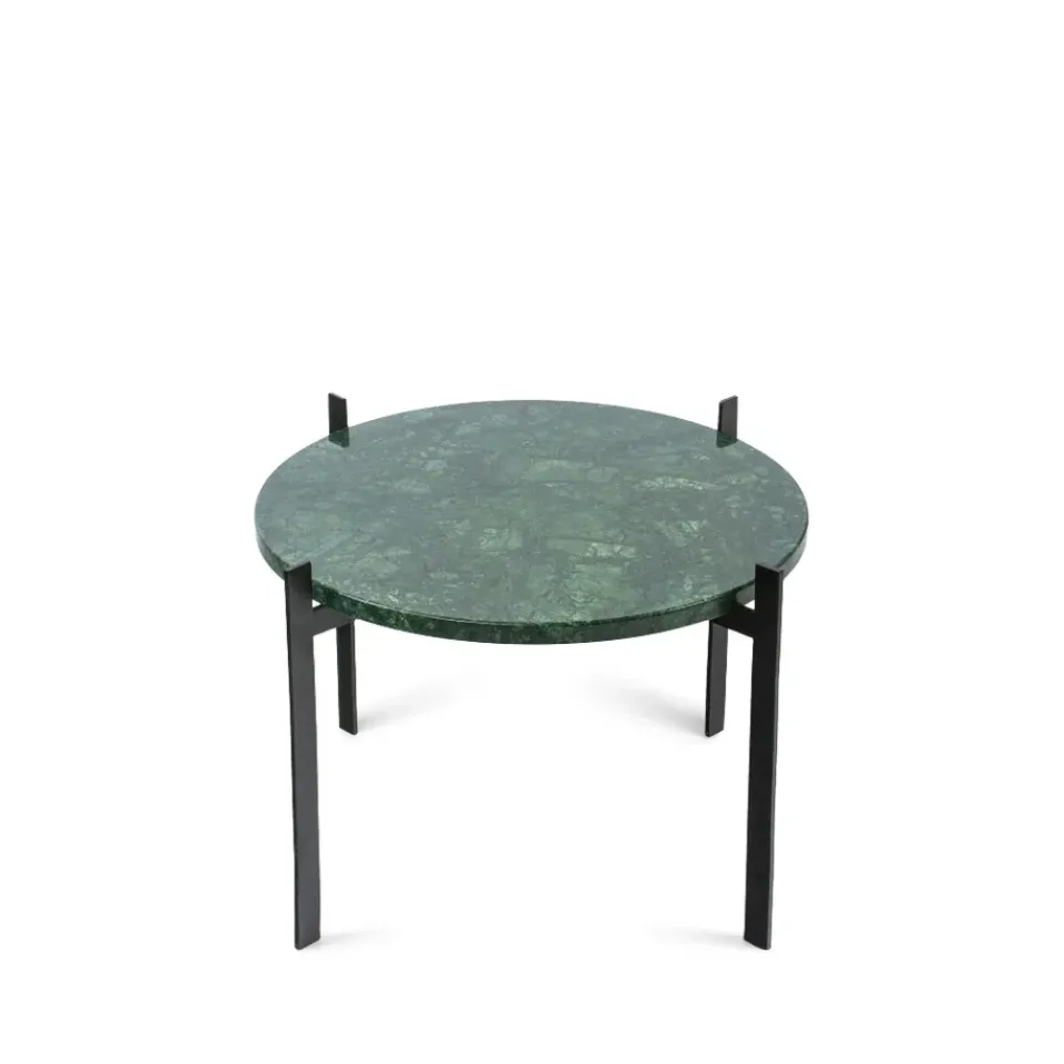 Mesa bandeja Single Deck, mármol , estructura negra*OX Denmarq Online