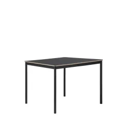 Mesa Base, Black, canto de plywood, 140x80cm*Muuto Outlet