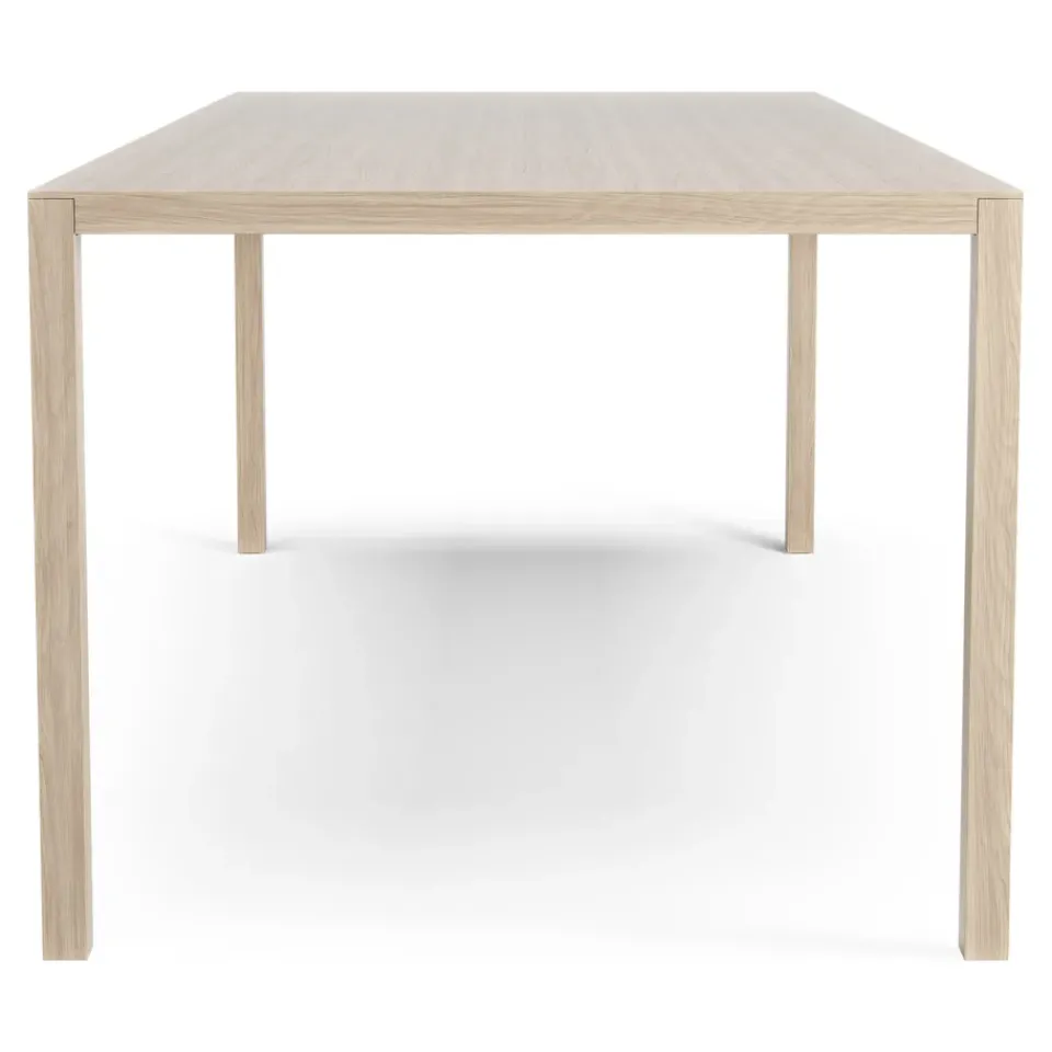 Mesa Bespoke 90x200 cm, roble pigmentado blanco*Swedese New