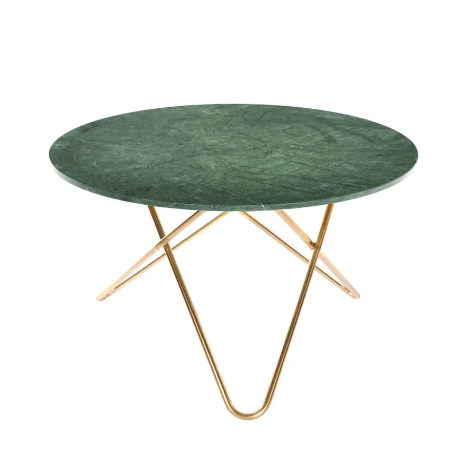 Mesa Big O Table, Mármol indio, base de latón*OX Denmarq Sale