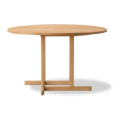 Mesa BM80 Mogensen Shaker Ø120 cm, Roble aceitado*Fredericia Furniture Clearance
