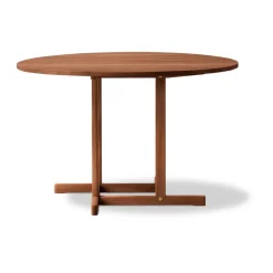 Mesa BM80 Mogensen Shaker Ø120 cm, Roble ahumado y aceitado*Fredericia Furniture Discount