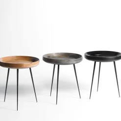 Mesa Bowl medium, mango natur, base negra*Mater Outlet