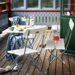 Mesa Bryggeri, Roble lacado -galvanizado en caliente*Grythyttan Stålmöbler Online