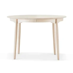 Mesa Carl Ø115, extensible, Abedul lacado mate claro*Stolab Online