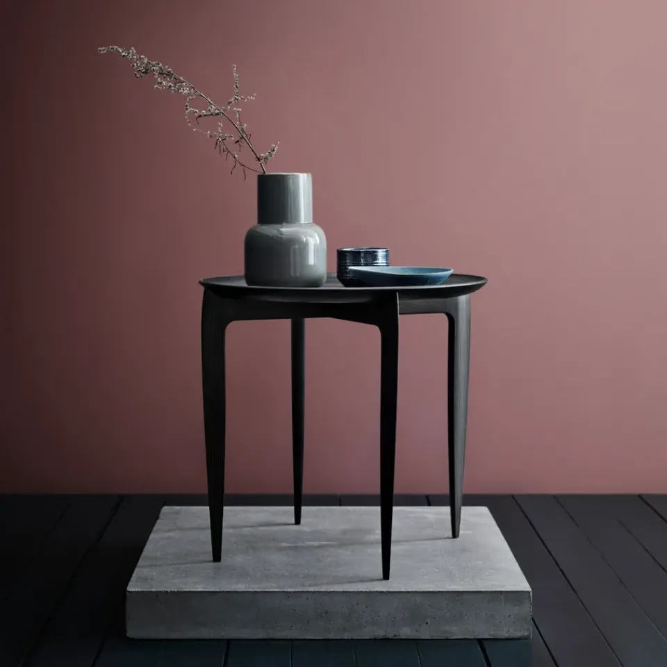 Mesa con bandeja Foldable Ø 45 cm,*Fritz Hansen Outlet