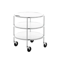 Mesa con ruedas Chicago I, Laminado -cromo*Lammhults Outlet