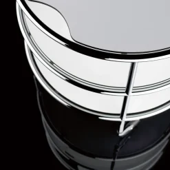 Mesa con ruedas Chicago I, Vidrio esmerilado-cromo*Lammhults New