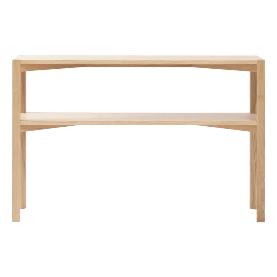 Mesa consola Anton 35x125 cm, Roble pigmentado blanco*1898 Online