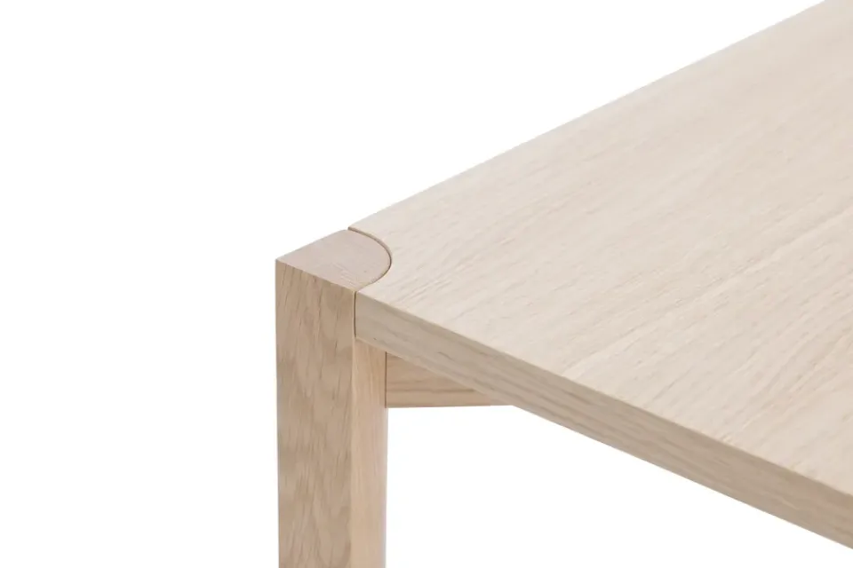 Mesa consola Anton 35x125 cm, Roble pigmentado blanco*1898 Online