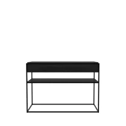 Mesa consola Monolit 122x40 cm, Oak black-Black*Ethnicraft Discount