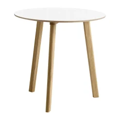Mesa CPH220 Deux 2.0, Ø75 cm, Pearl white-roble lacado*HAY Discount