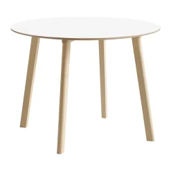 Mesa CPH220 Deux 2.0, Ø98 cm, Pearl white-a sin tratar*HAY Hot