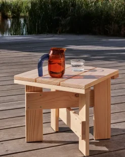 Mesa Crate Low Table 45x45x40 cm pino lacado, Pino lacado con barniz al agua*HAY Best