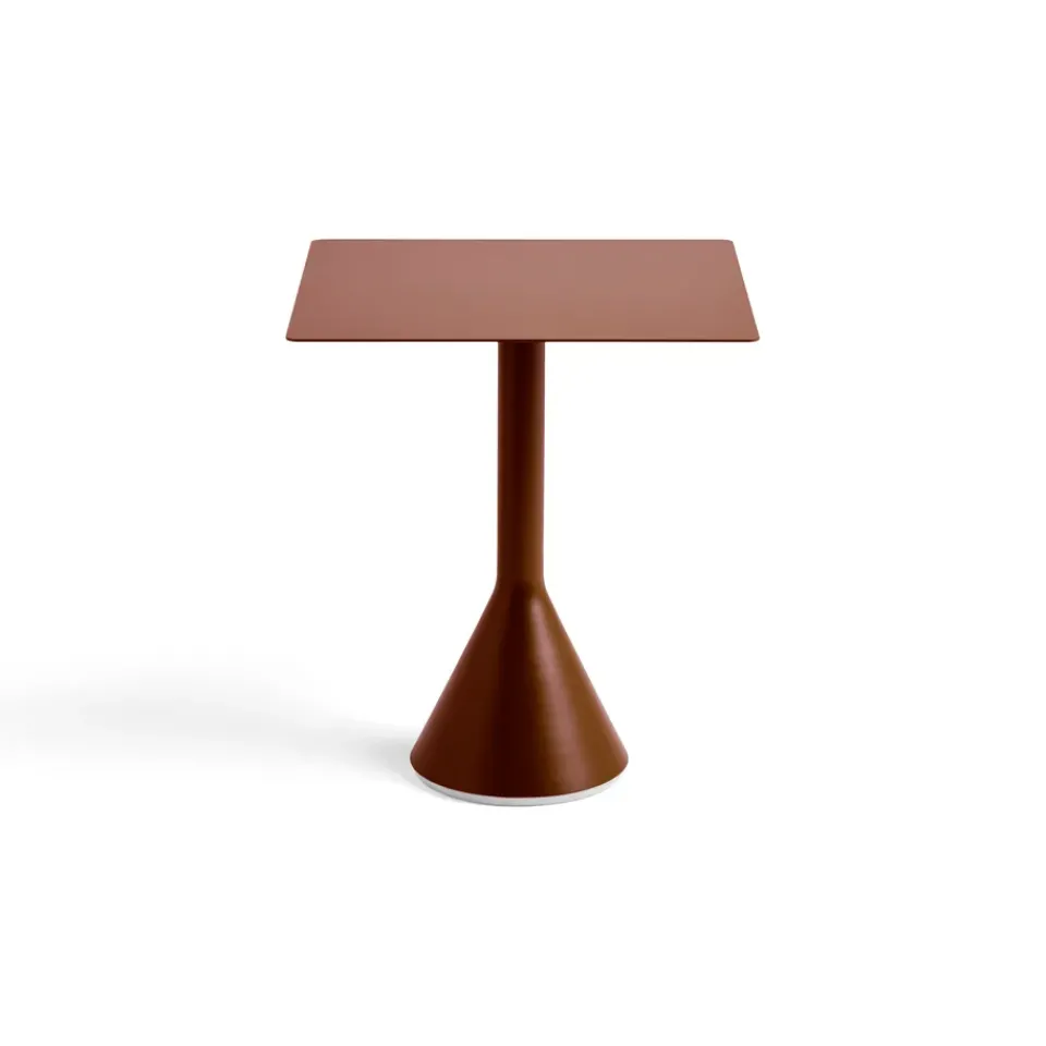 Mesa cuadrada de café 65x65 cm Palissade Cone, Iron red*HAY Online