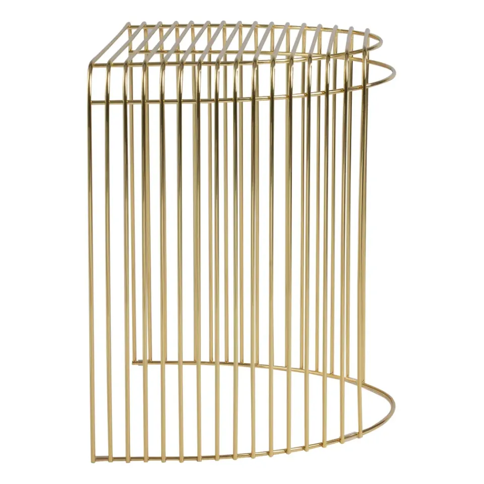 Mesa Curva 45 cm, Dorado*AYTM Discount