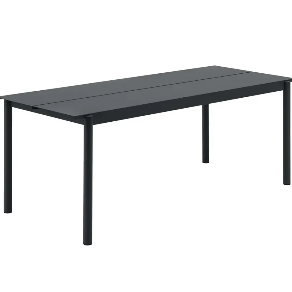 Mesa de acero Linear steel table 200 cm, Black*Muuto Hot