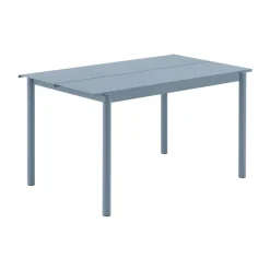 Mesa de acero Linear steel table 140 cm, Pale blue*Muuto New