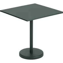 Mesa de acero Linear 70x70 cm, Dark green*Muuto Outlet