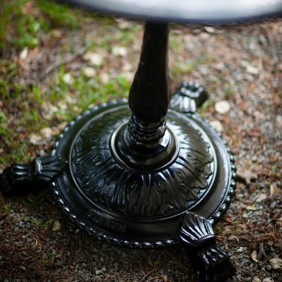 Mesa de café Classic, Mármol , soporte negro*Byarums bruk New