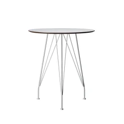 Mesa de café Desirée, Laminado , ø110cm, base lacada en*Swedese
