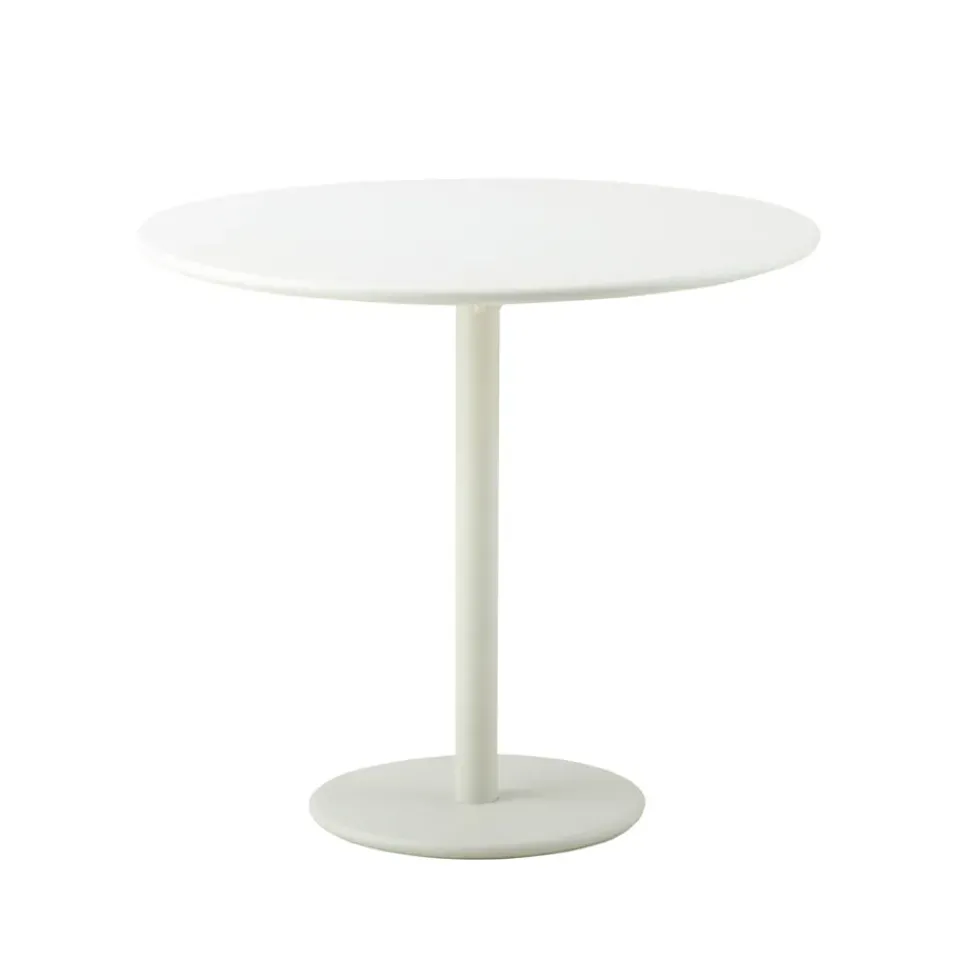 Mesa de café Go Ø80 cm, White-white*Cane-line Clearance