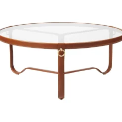 Mesa de centro Adnet Ø100 cm, Tan*GUBI Best