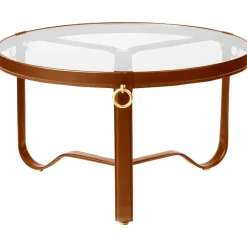 Mesa de centro Adnet Ø70 cm, Tan*GUBI Discount