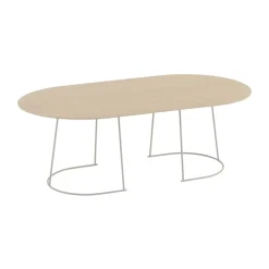 Mesa de centro Airy large, Chapa de roble lacado-off white*Muuto