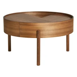 Mesa de centro Arc Ø66 cm, Nogal*Woud