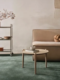 Mesa de centro Aria, Light oak, Ø60x37 cm*Design House Stockholm New