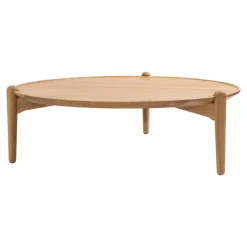 Mesa de centro Aria, Roble, Ø90x30 cm*Design House Stockholm Outlet