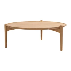 Mesa de centro Aria, Roble, Ø90x42,5 cm*Design House Stockholm Clearance