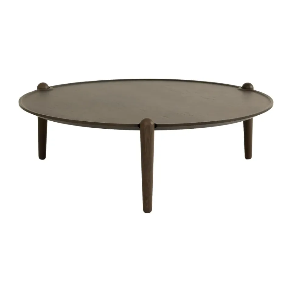 Mesa de centro Aria, Roble oscuro, Ø90 × 30 cm*Design House Stockholm Hot