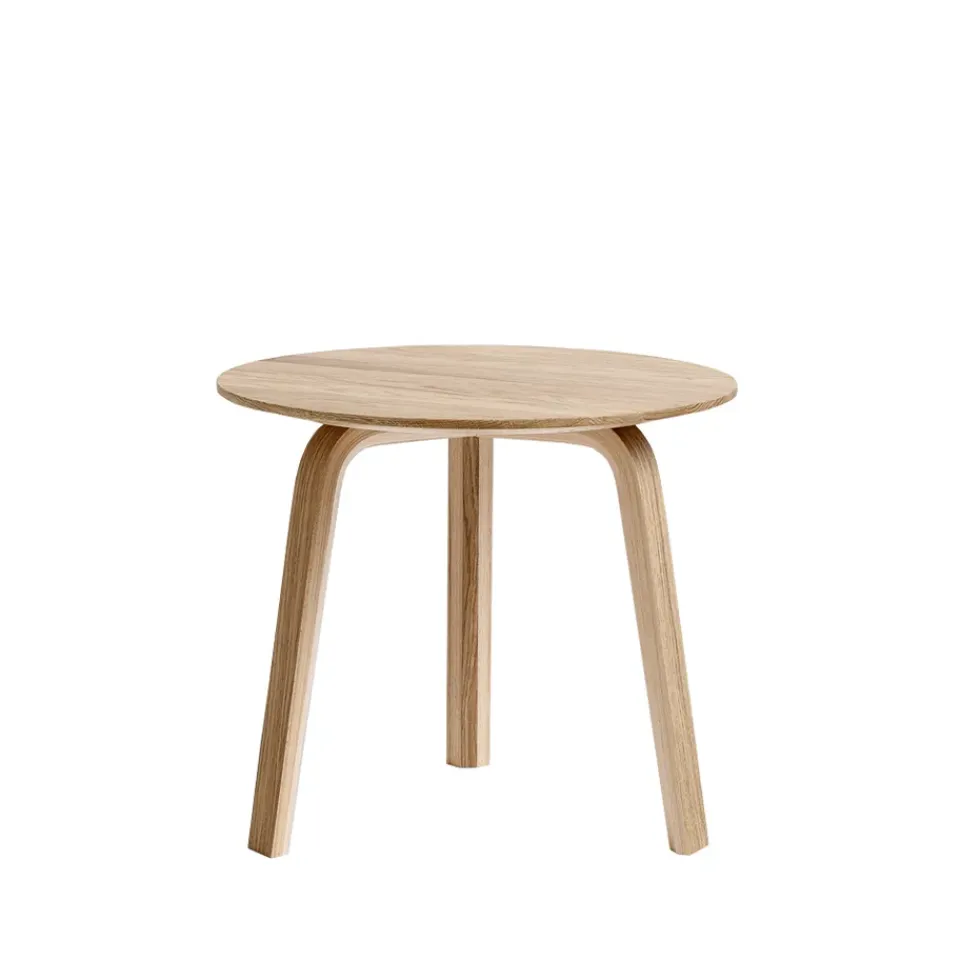 Mesa de centro Bella, Lacquered oak, Ø45x39 cm*HAY