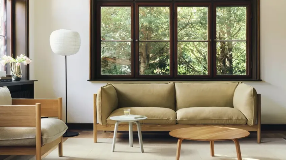 Mesa de centro Bella, Roble aceitado, Ø80 × 32 cm*HAY Hot