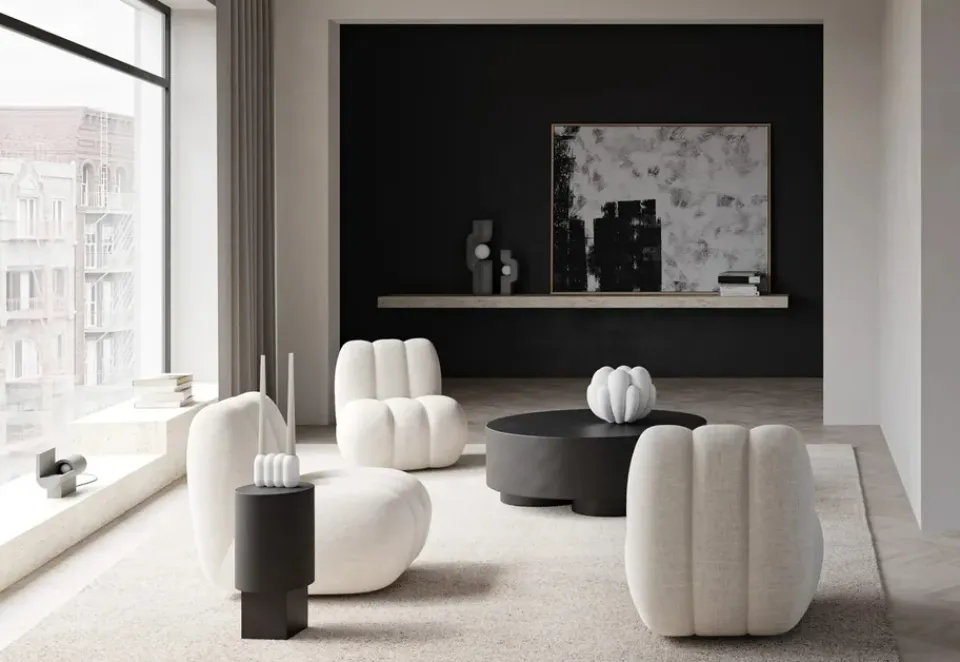 Mesa de centro Big Foot big Ø110 cm, coffee*101 Copenhagen Outlet