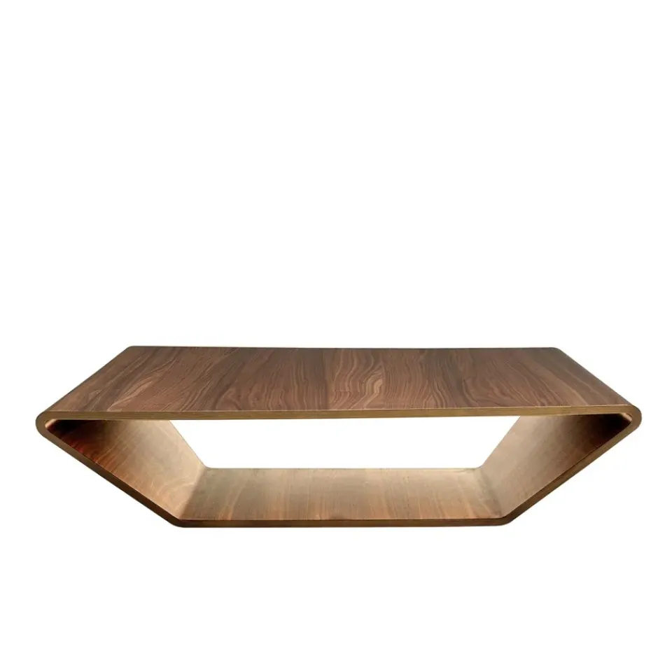 Mesa de centro Brasilia, Nogal lacado natural, 120x120 cm*Swedese