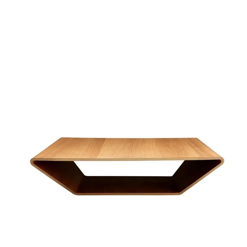 Mesa de centro Brasilia, Roble lacado natural, 100x100 cm*Swedese Outlet