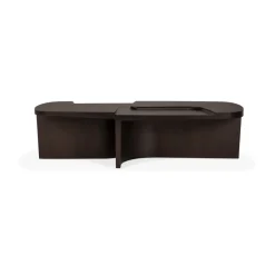 Mesa de centro Brutalist, Caoba rose brown, 143×75 cm*Ethnicraft Discount